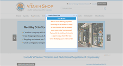 Desktop Screenshot of canadianvitaminshop.com